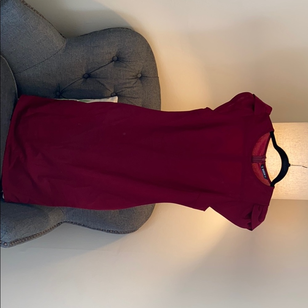 Maroon dress